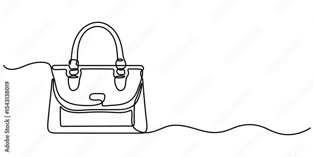 Woman bag continuous one line drawing. Lady's bag single line art vector illustration, One continuous line drawing of women bags. single line women bags illustration. editable stroke. Woman bag continuous one line drawing. Lady's bag single line art vector illustration, One continuous line drawing of women bags. single line women bags illustration. editable stroke.