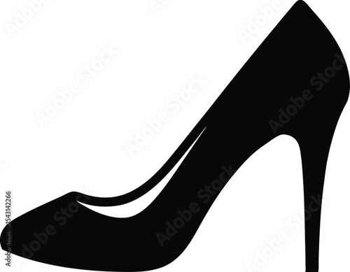  woman high heel icon,shoe high heel vector silhouette