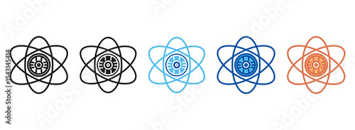 Vision Icon Set Multiple Style Collection