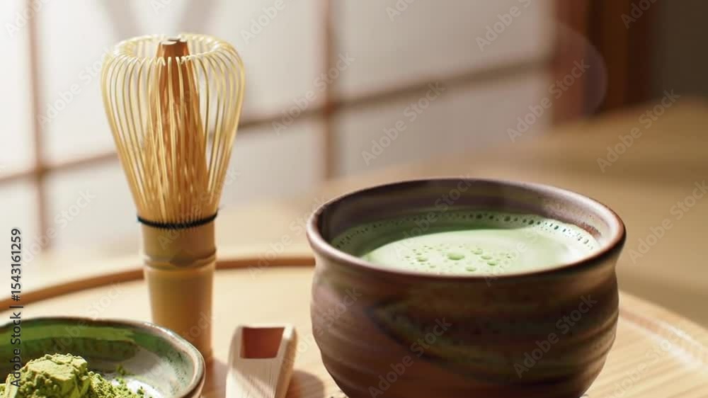 Matcha Latte Steam Aesthetic – Calm Zen Vibes Matcha Latte Steam Aesthetic – Calm Zen Vibes