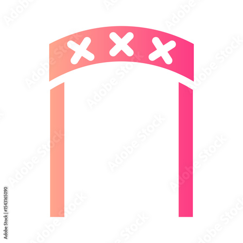 forbidden gradient icon