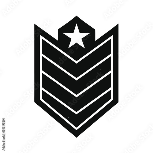 Military Rank Insignia Sergeant First Class Design