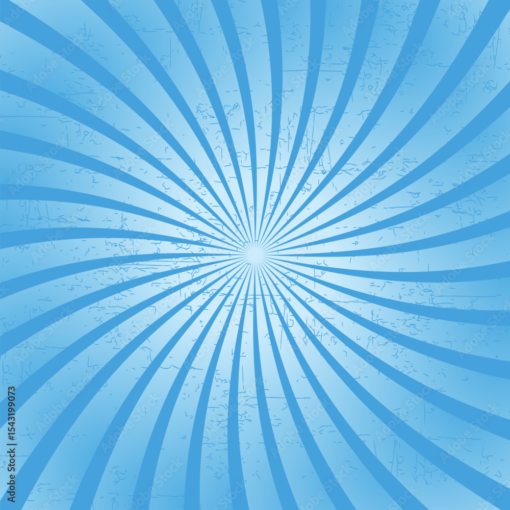 Obraz premium Blue radial and sun rays abstract blue background. Abstract flash. sunbeams. Sunburst or sun burst background. Vector illustration