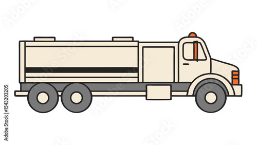 truck isolated on white