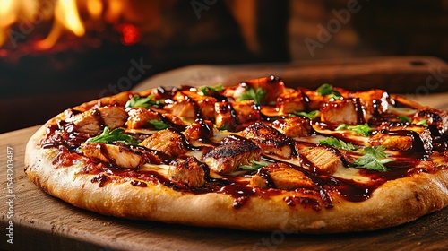 Delicious BBQ Chicken Pizza, A Culinary Delight