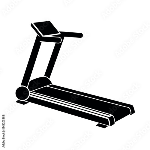 treadmill workout vector