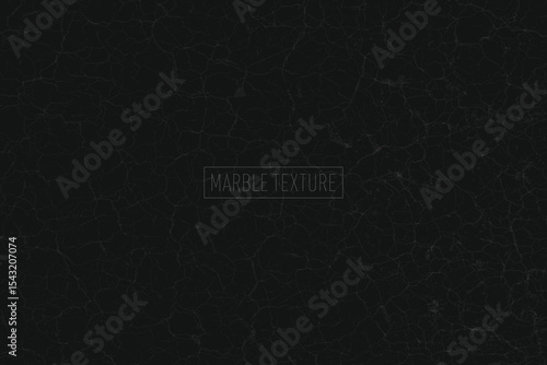 A dark marble slab with delicate, fractured veining creates a luxurious texture. The image showcases the natural patterns and unique character of this stone material.