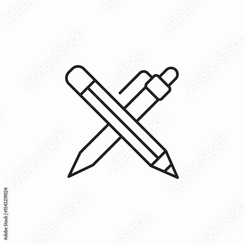 pen pencil icon sign vector