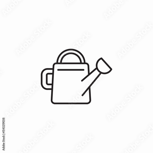 plant watering icon sign vector