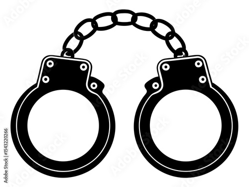 handcuffs vector silhouette