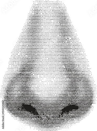 Anatomy of Nose: An intricately detailed illustration showcasing the structure and form of a human nose. The artwork focuses on the subtle shading and textures to highlight its anatomical details.