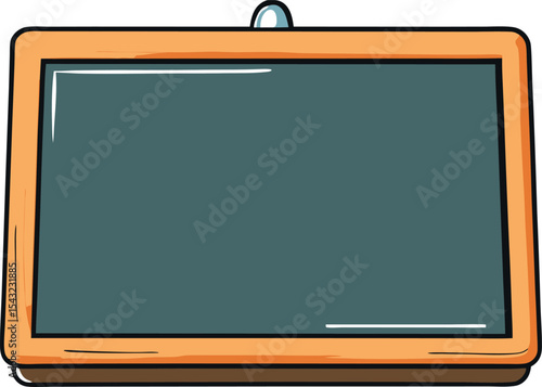 blackboard with green chalkboard