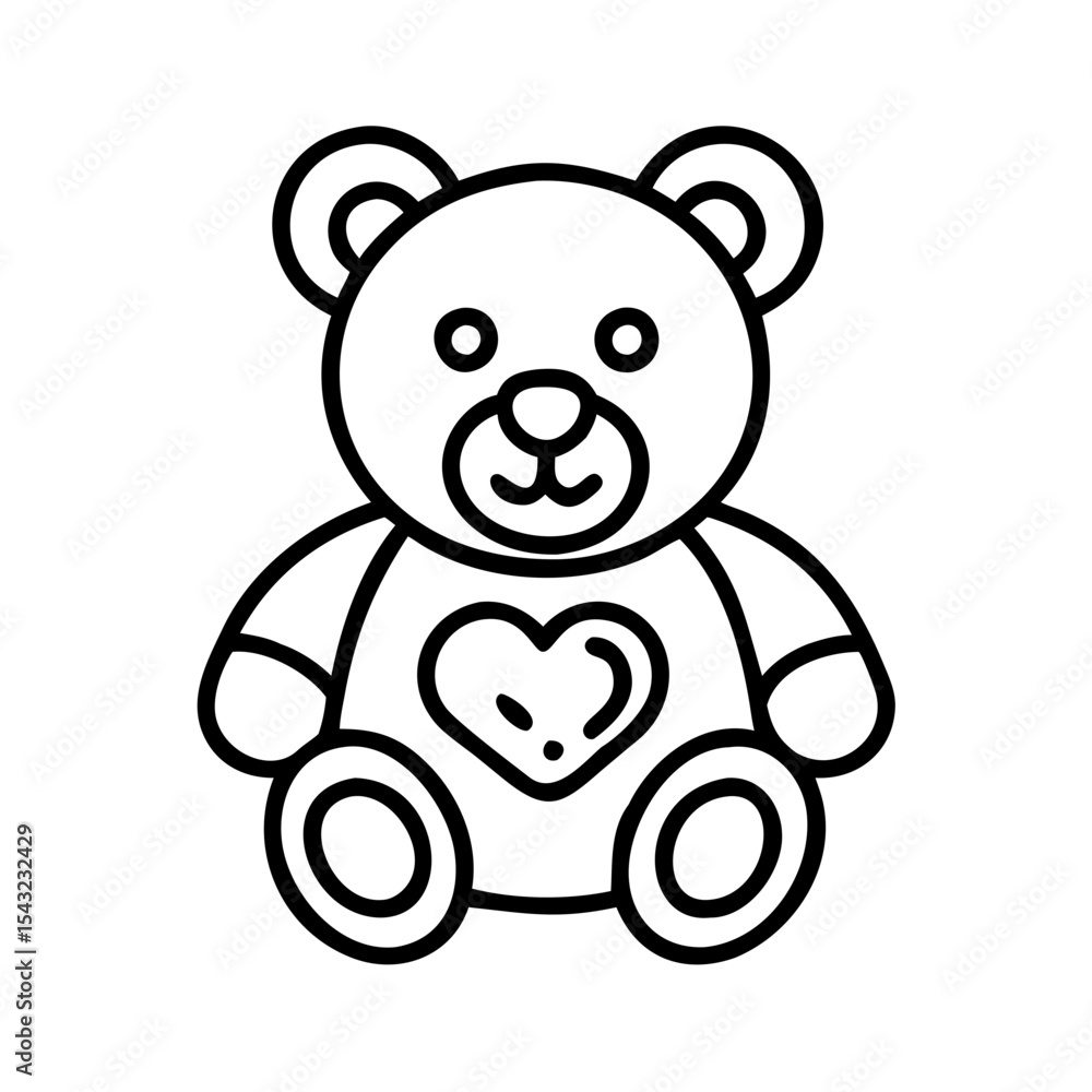 Teddy bear icon Teddy bear icon