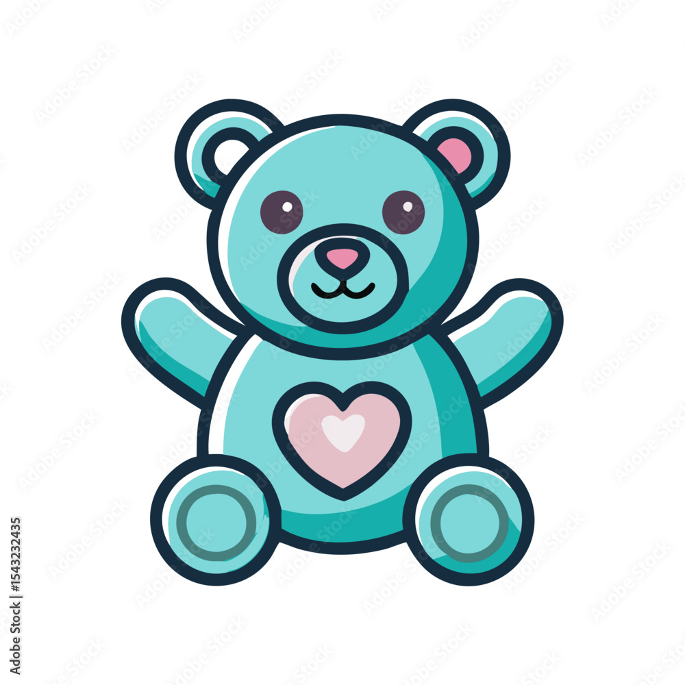 Fototapeta premium Teddy bear icon 