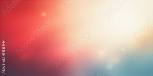 Abstract vector backdrop with light nature, red, white, blue, and pale gold gradients.