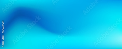 Gradient mesh aqua marine smooth background. Blue gradient mesh aquamarine teal abstract design. Emerald color bg. Vector illustration