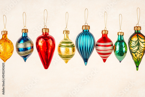 Wallpaper Mural Festive assortment of colorful Christmas ornaments, captured with vibrant detail and a touch of holiday cheer. Torontodigital.ca