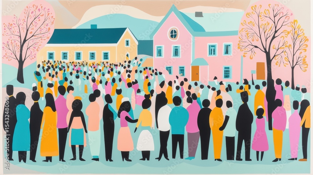 A Gathering of People A Gathering of People
