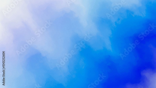 Abstract and textured pale powder blue to royal blue gradient background