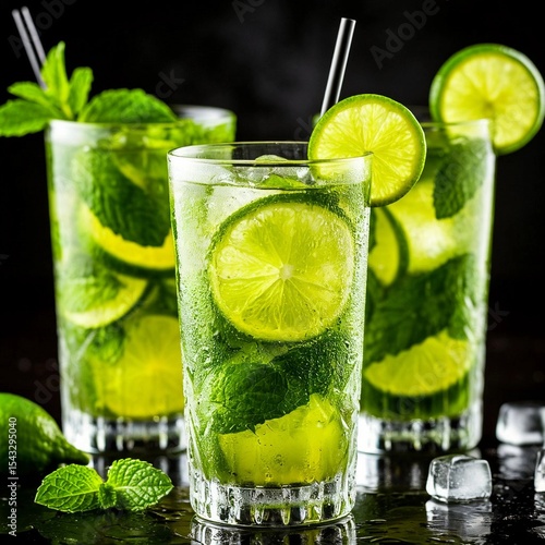 mojito in a glass