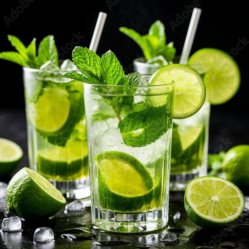 mojito in a glass