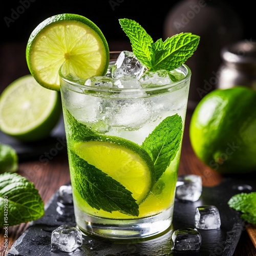 mojito in a glass