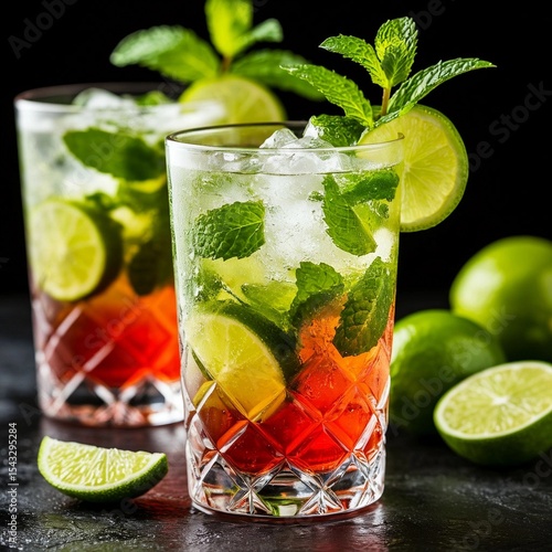 mojito in a glass