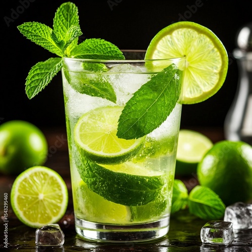mojito in a glass