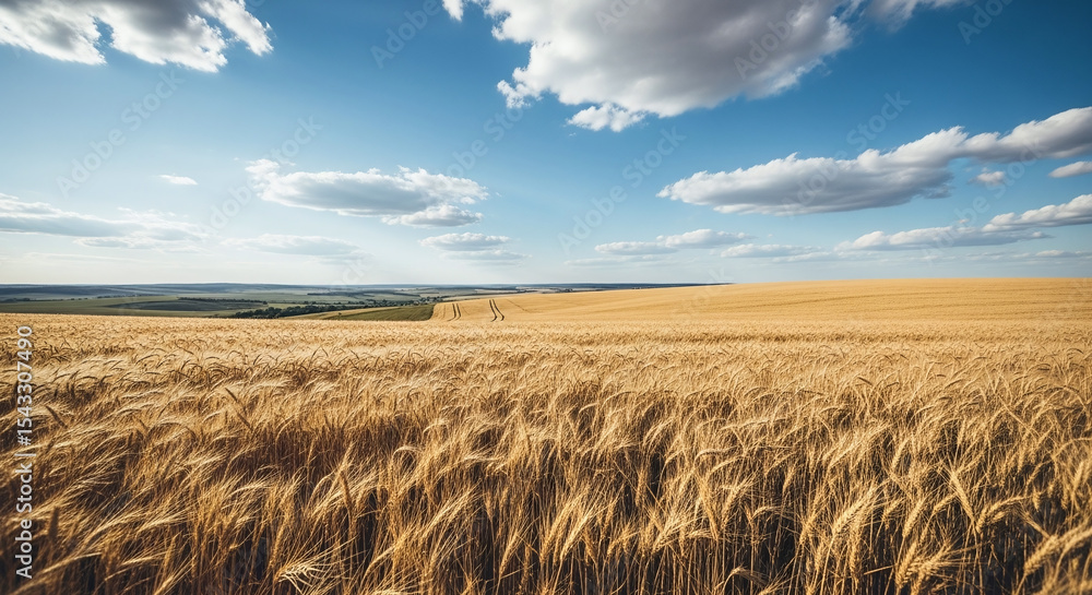 Obraz premium golden wheat field