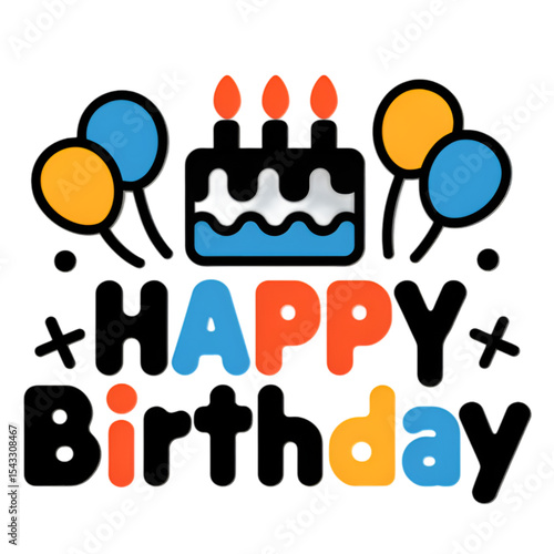 set of birthday candles