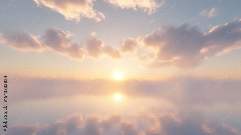 A Photograph of the sea at sunrise, with a pink sky A Photograph of the sea at sunrise, with a pink sky