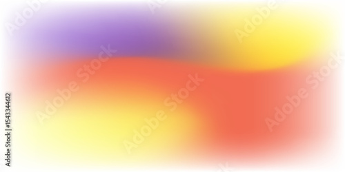 Smooth and blurry colorful gradient mesh background. Modern bright rainbow colors. Easy editable soft colored vector banner template. Premium quality