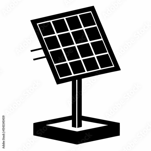 3d render of a solar panel