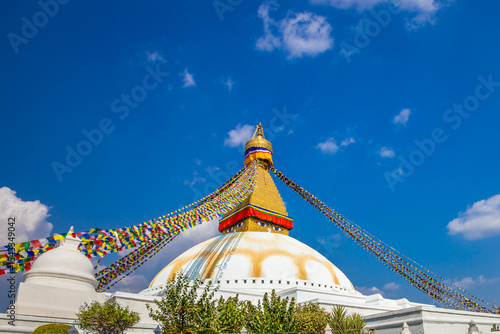 Bild auf Leinwand Kathmandu Buddhist stupa Swoyambhu Mahachait