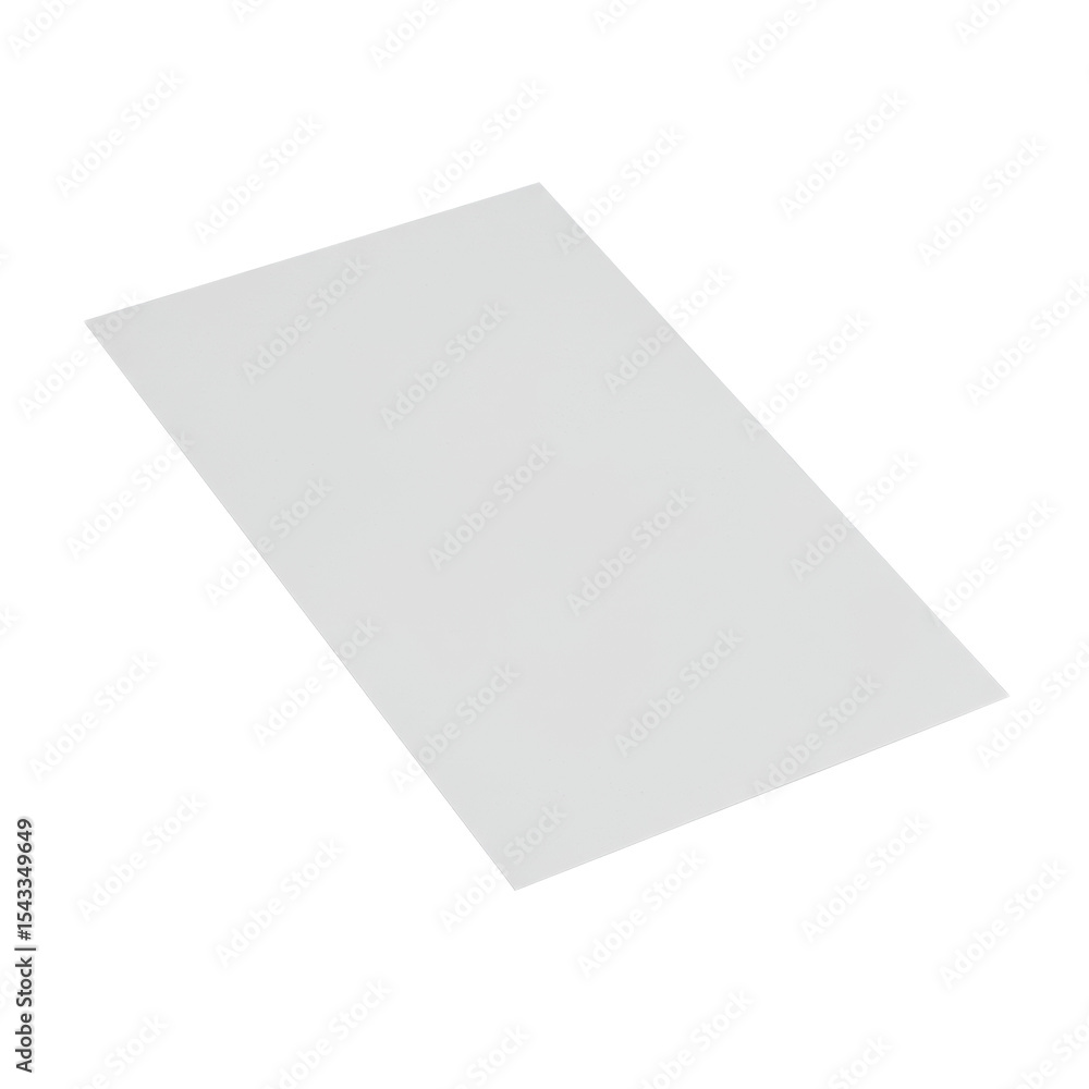 Single, transparent, clear, self-adhesive laminating sheet, rectangular Letter Size, pristine, glossy, lying flat on a transparent, plain, isolated background, top-down view, sharp focus, commercial Single, transparent, clear, self-adhesive laminating sheet, rectangular Letter Size, pristine, glossy, lying flat on a transparent, plain, isolated background, top-down view, sharp focus, commercial