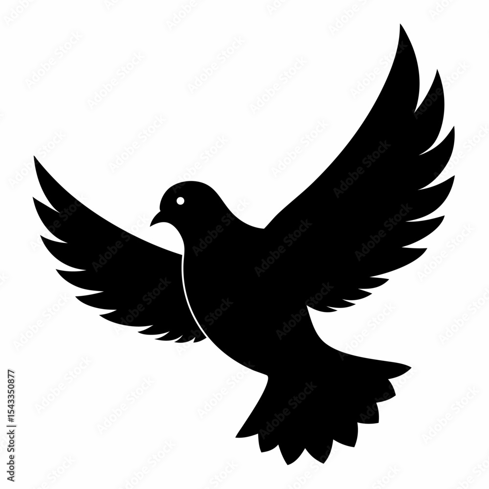 Obraz premium dove of peace vector