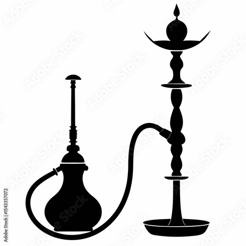 hookah vector illustration
