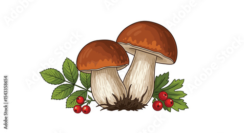 Exploring the Forest Floor A Guide to Identifying Wild Edible Mushrooms in Autumn