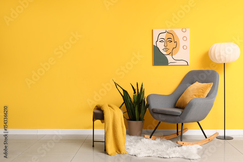 Interior of living room wit...