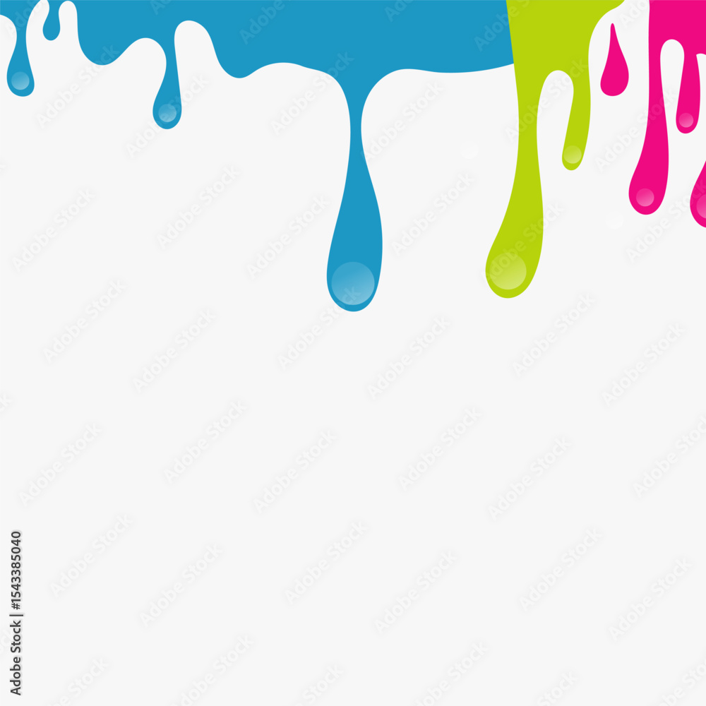 Colorful Dripping Paint Splashes Abstract Background Design Colorful Dripping Paint Splashes Abstract Background Design