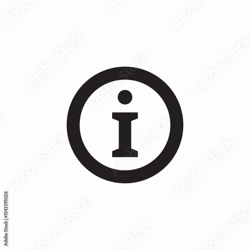 information section icon sign vector