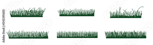 Spring Grass set of green grass set of green grass, Set of green grass on transparent background
vector illustration.