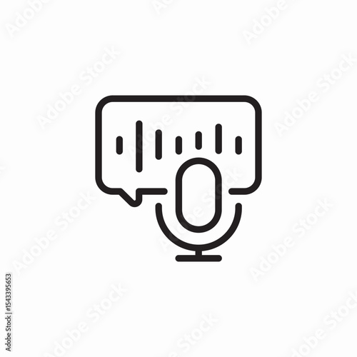 microphone audio recording icon sign vector