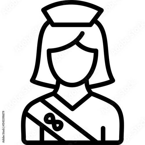 Air Hostess Icon
