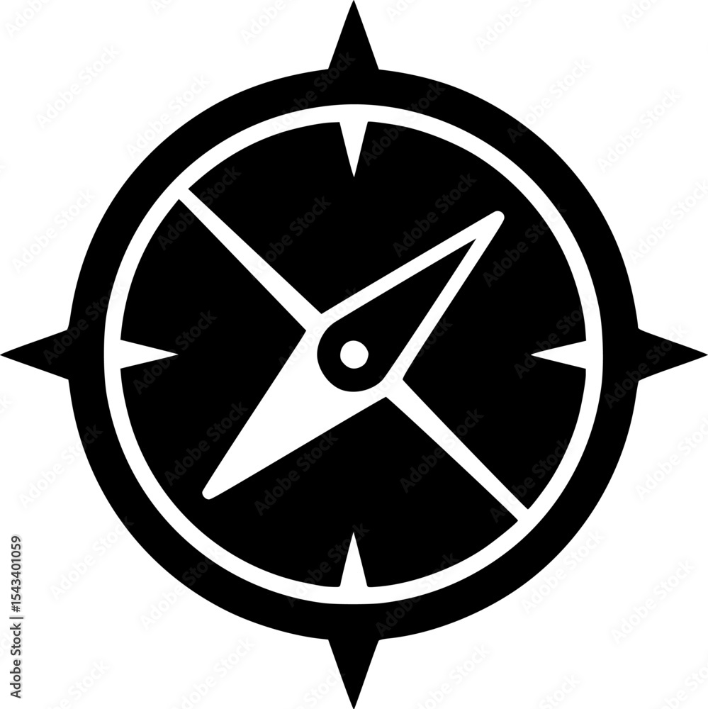 Compass Pointing North Icon Vector Illustration
Compass Pointing North Icon Vector Illustration