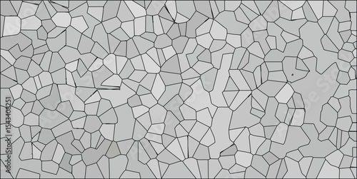 Abstract geometric pattern in shades of gray depicting cellular structure perfect for backgrounds and digital designs