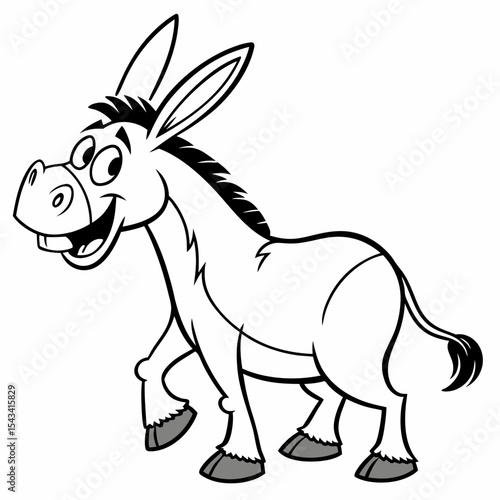 Donkey with Long Ears Icon