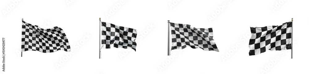 Fototapeta premium racing flag png