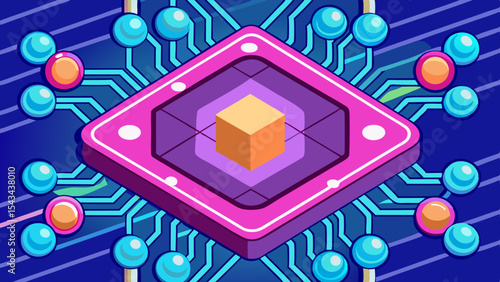 Quantum Multiverse Data Visualizer — Futuristic Vector Infographics.