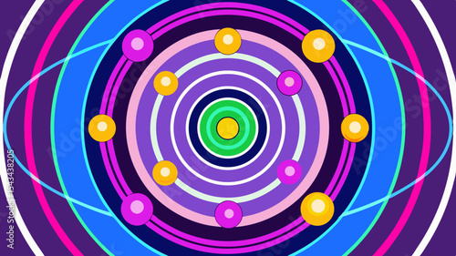 Quantum Multiverse Data Visualizer — Futuristic Vector Infographics.